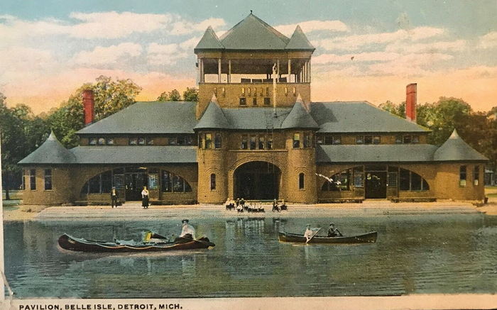 Belle Isle Skating Pavilion - Old Photo
